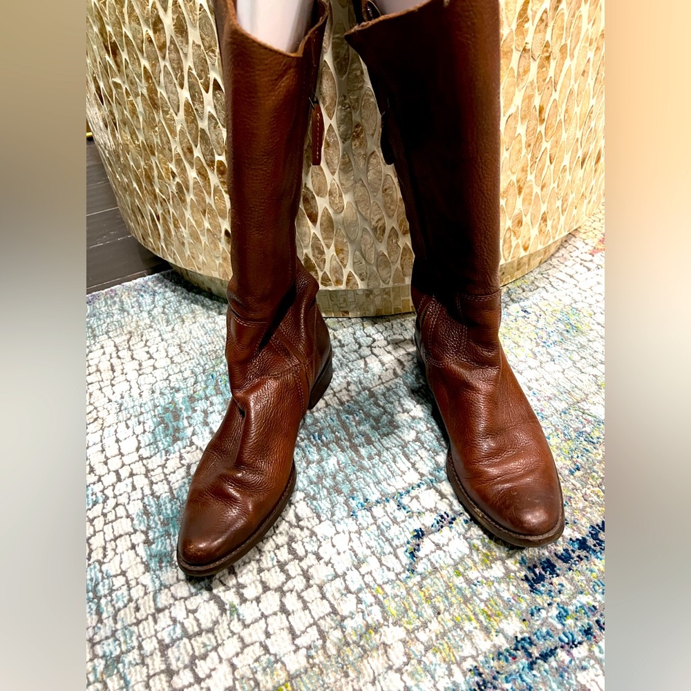 Matisse Brown Leather Tall Boots